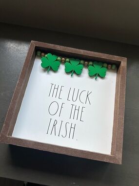 Rae Dunn St Patrick’s day wooden sign